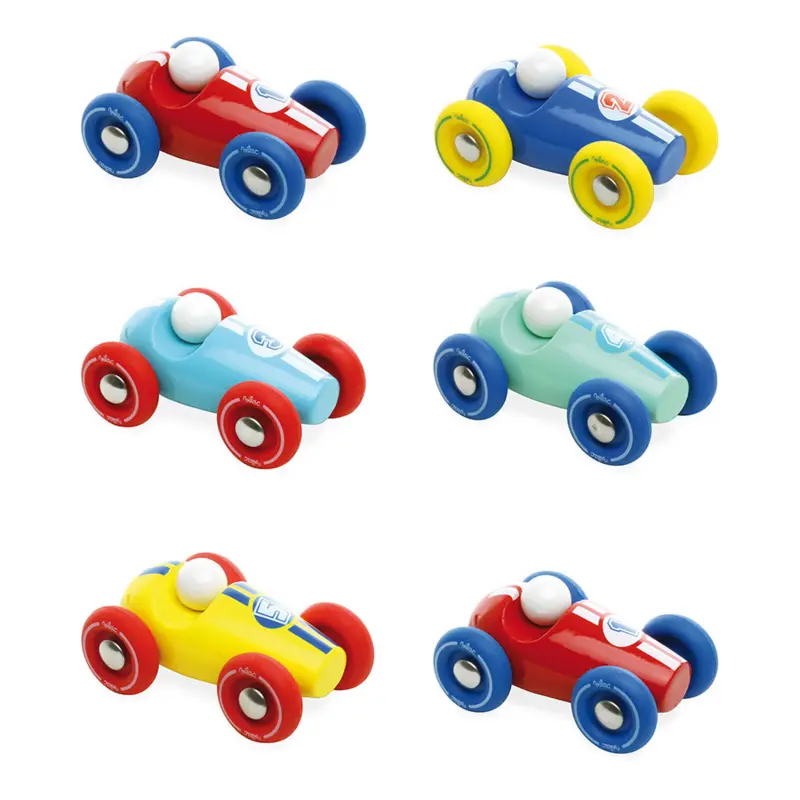 Vilac - mini voiture de course - en bois - 1 an+