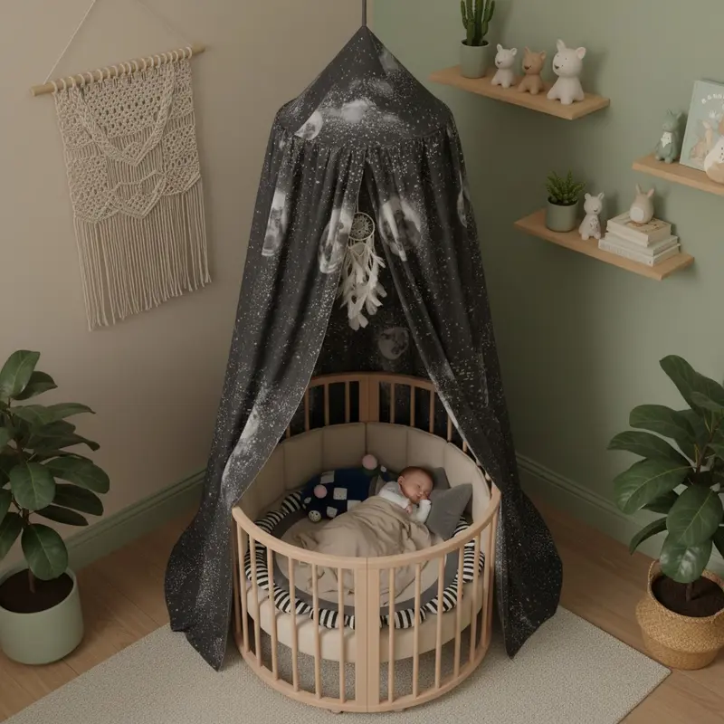 VOILE POUR LIT DE BEBE | Rêve Nordique