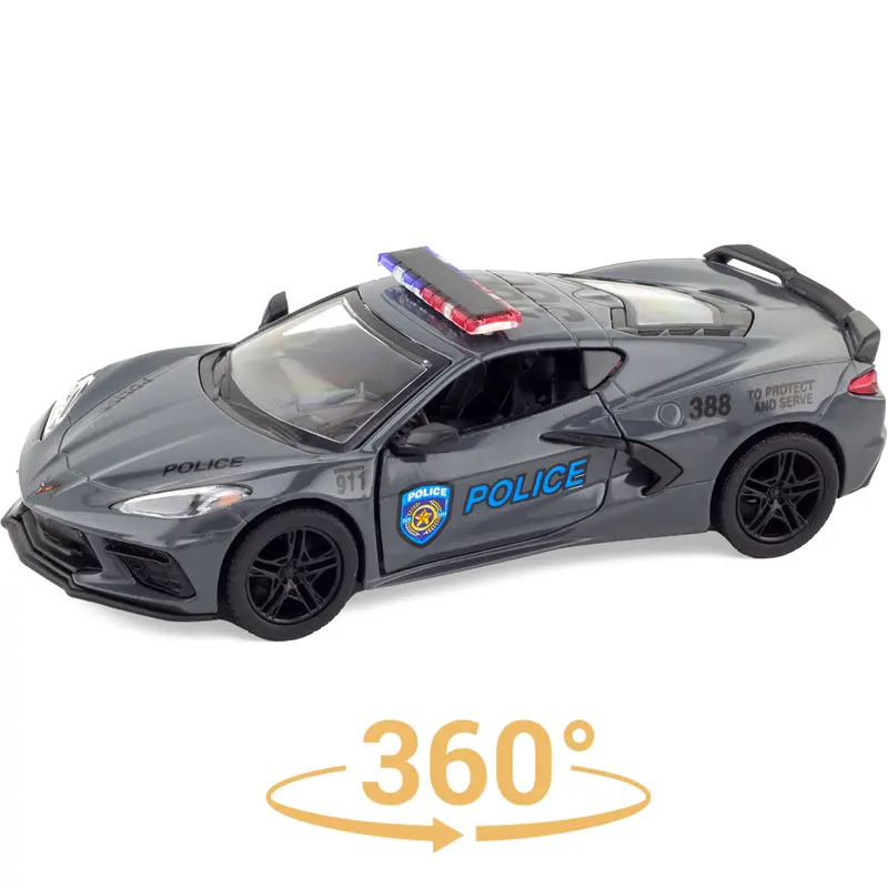 Voiture miniature à rétrofriction Corvette (Couleur au choix)