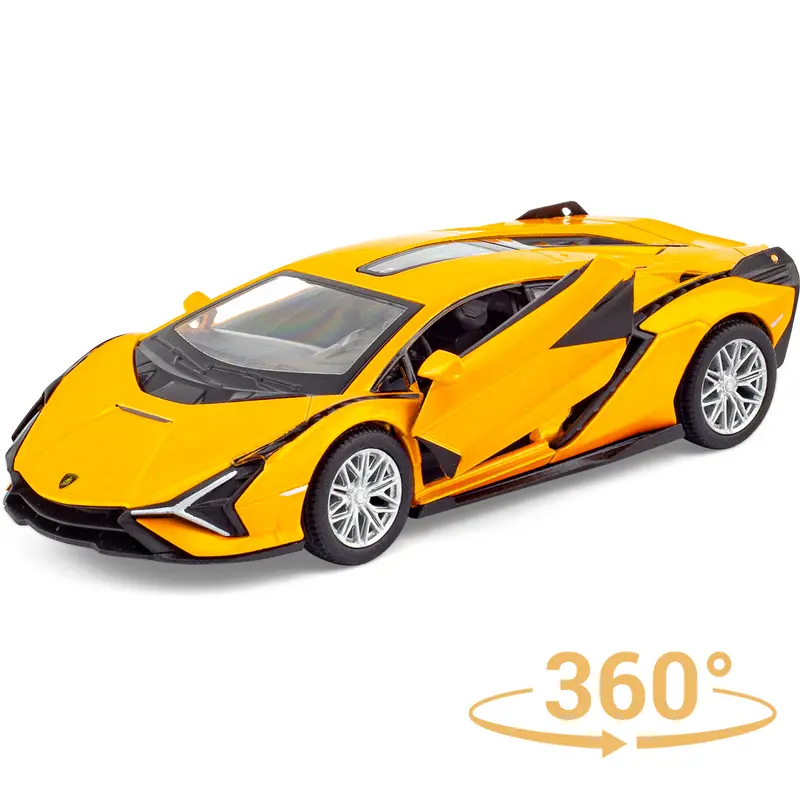 Voiture miniature à rétrofriction Lamborghini Sian (Couleur au choix)